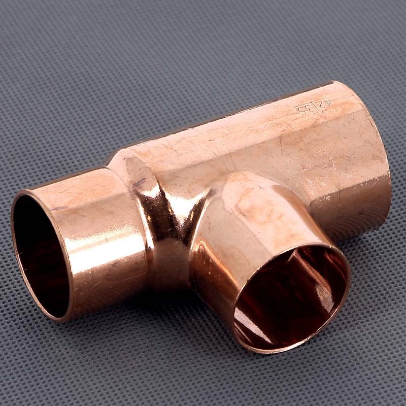 Тройник переходной под пайку 42 х 35 х 35 мм VIEGA медный
