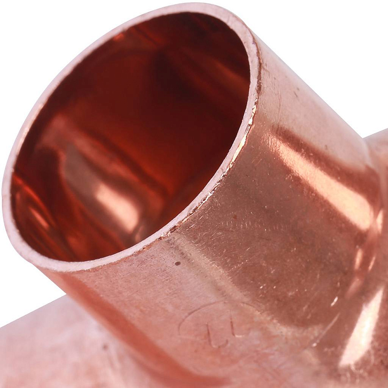 Тройник переходной 28х22х22 мм медный под пайку SANHA 15130282222