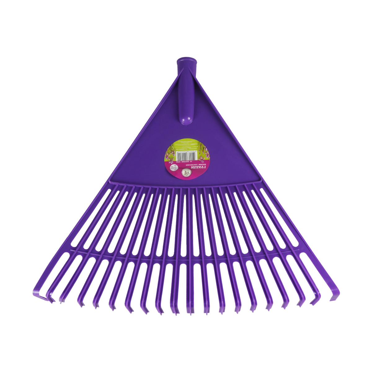 Грабли веерные пласт. 20 плоских зубов 430 мм (1/36) "don gazon" 128-0420