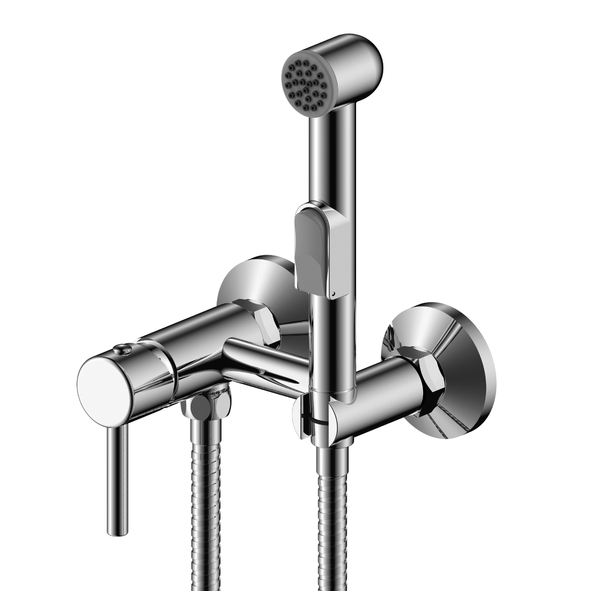 Смеситель с гигиеническим душем  x25-52 (1/12) "rossinka"
