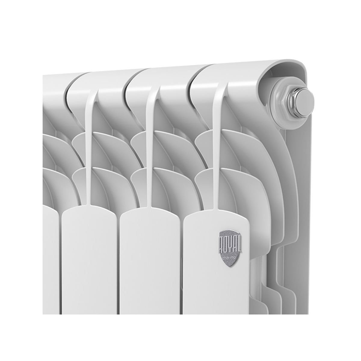 Радиатор алюмин. "revolution 500 2.0" 8 секций (1) "royal thermo"