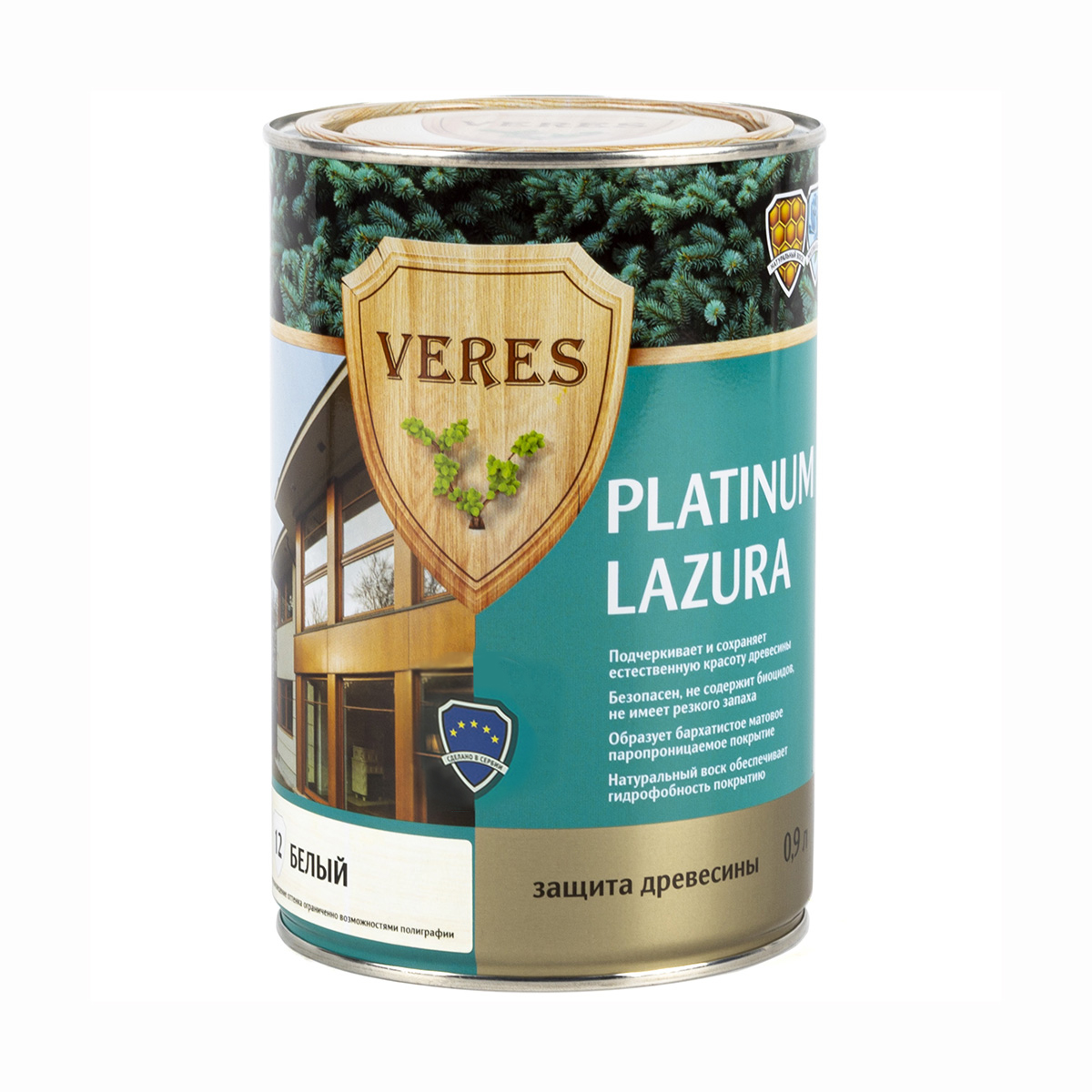 Верес платинум №12 белый  0,9 л (1/6) "veres"