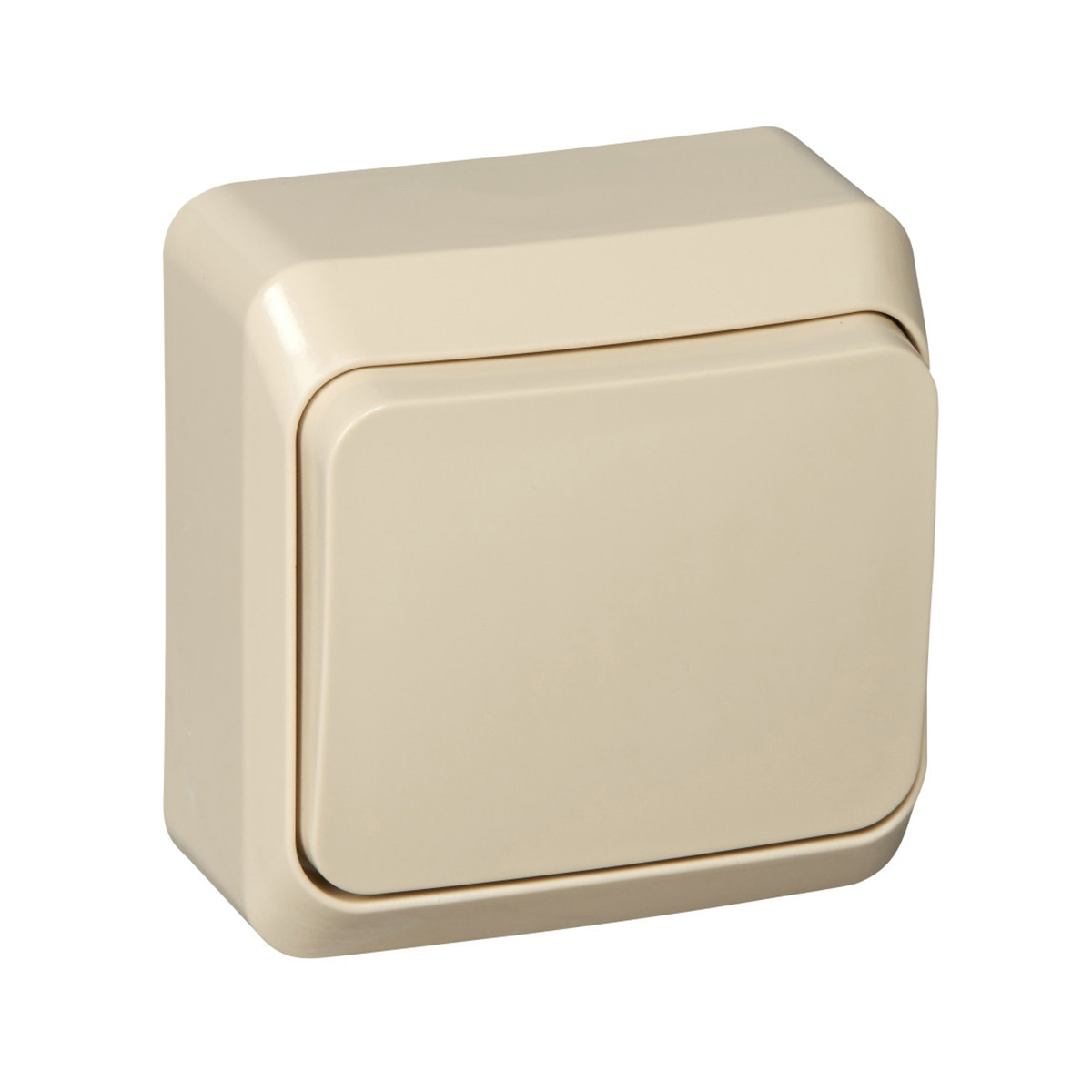 Выключатель открыт. уст. "этюд" 1 кл. 10а, кремовый (1/25/200) "schneider"