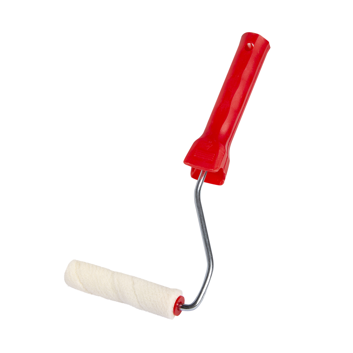 Мини-валик велюровый d15/100 мм (ворс 4 мм) бюгель 6 мм (в сборе) (1/100) "кедр"  043-1510