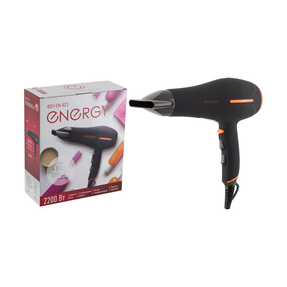 Фен "energy" en-823  2200 вт (1/12)
