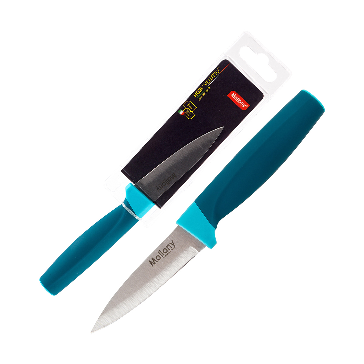 Нож для овощей "velutto" 9 см (1/24/72) "mallony" mal-04vel