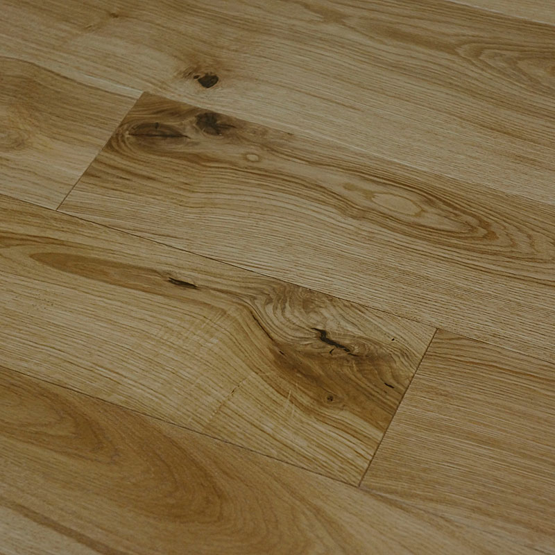 CHALLE 2-х слойная (шип-паз) Дуб Натур Скалистый (Oak Natural Rocky) Рустик Лак 400-1500 x 160 x 15 / 1.92м2