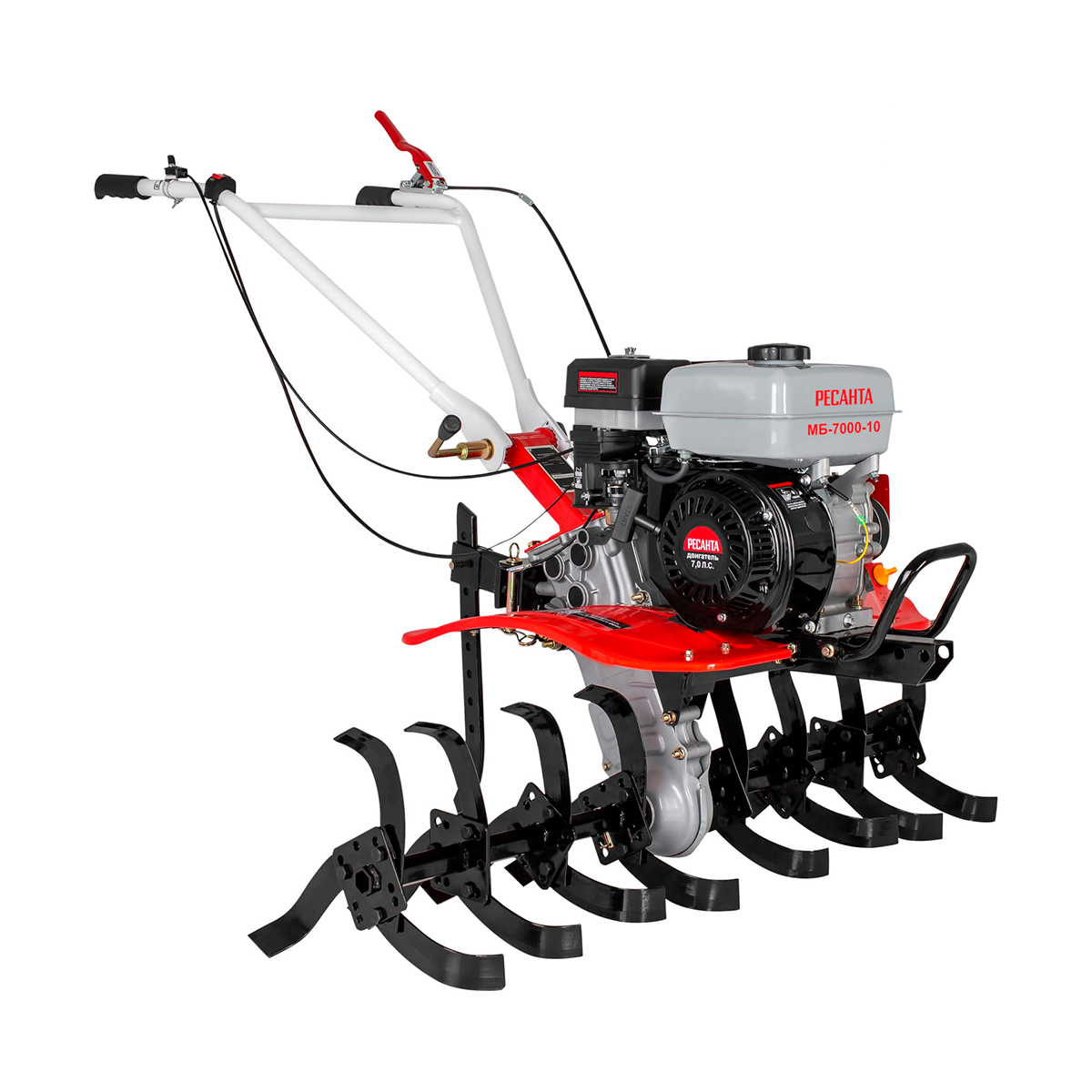 Машина сельскохозяйственная бензиновая (культиватор) мб-7000p-10 (1) "ресанта"