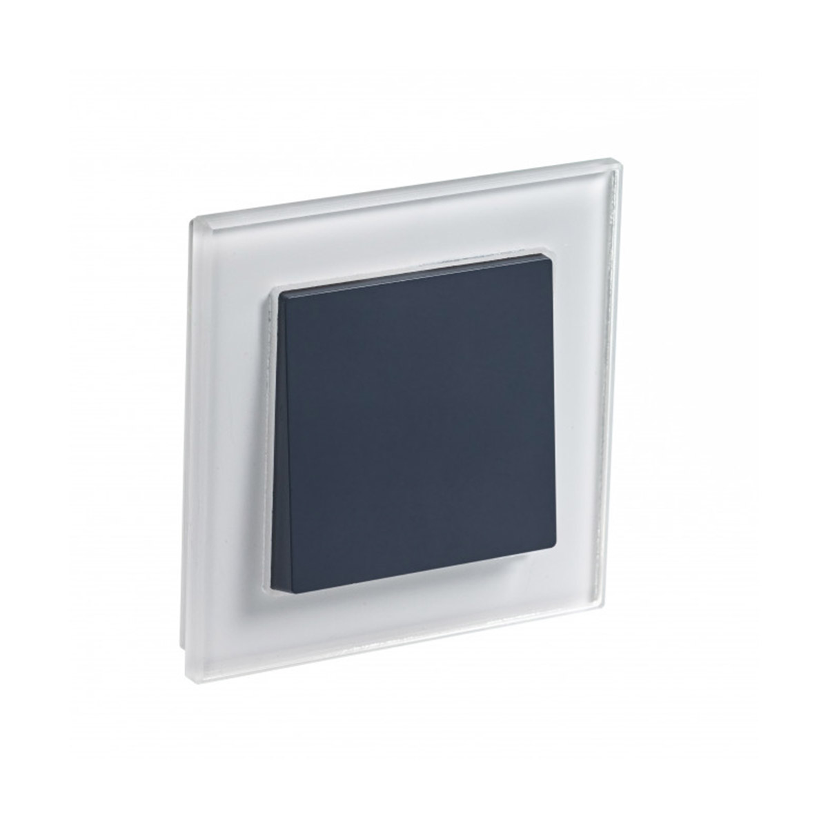 Рамка "atlasdesign nature" 1 местн. универс., стекло, белый (1/15/30) "schneider"