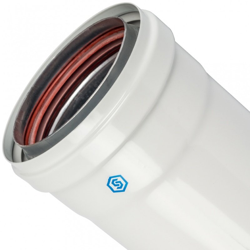 Труба D=80 L=250 мм утепленная, для коаксиального котла STOUT