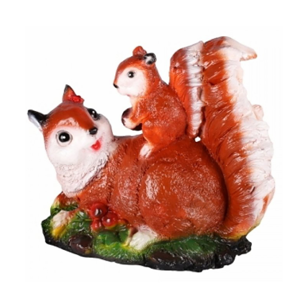 Фигурка садовая "белка с бельчонком" 200*230 мм "гарденвилл"