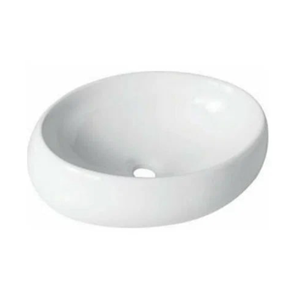 Раковина накладная gt305 керамическая 48,5*34*14,5 см, белая (1) "gappo"