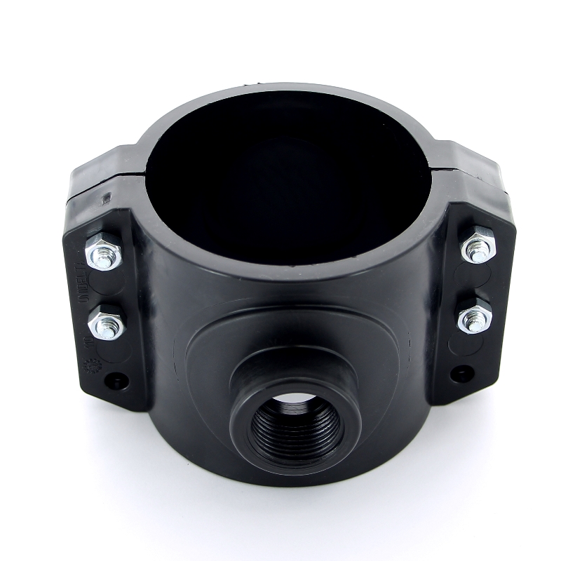 Врезка монтажная 110 x 110 х 1" ВР, 4 болта, для труб ПНД UNIDELTA