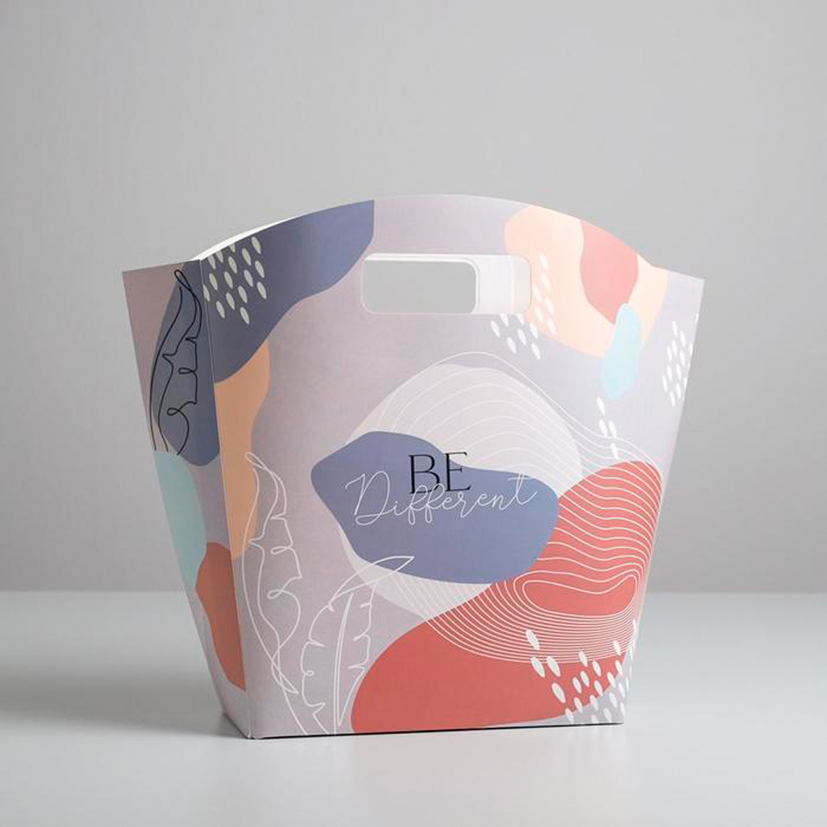 Пакет подарочный "be different" 30*32*11 см (1/5/200) "дарите счастье" 5219726