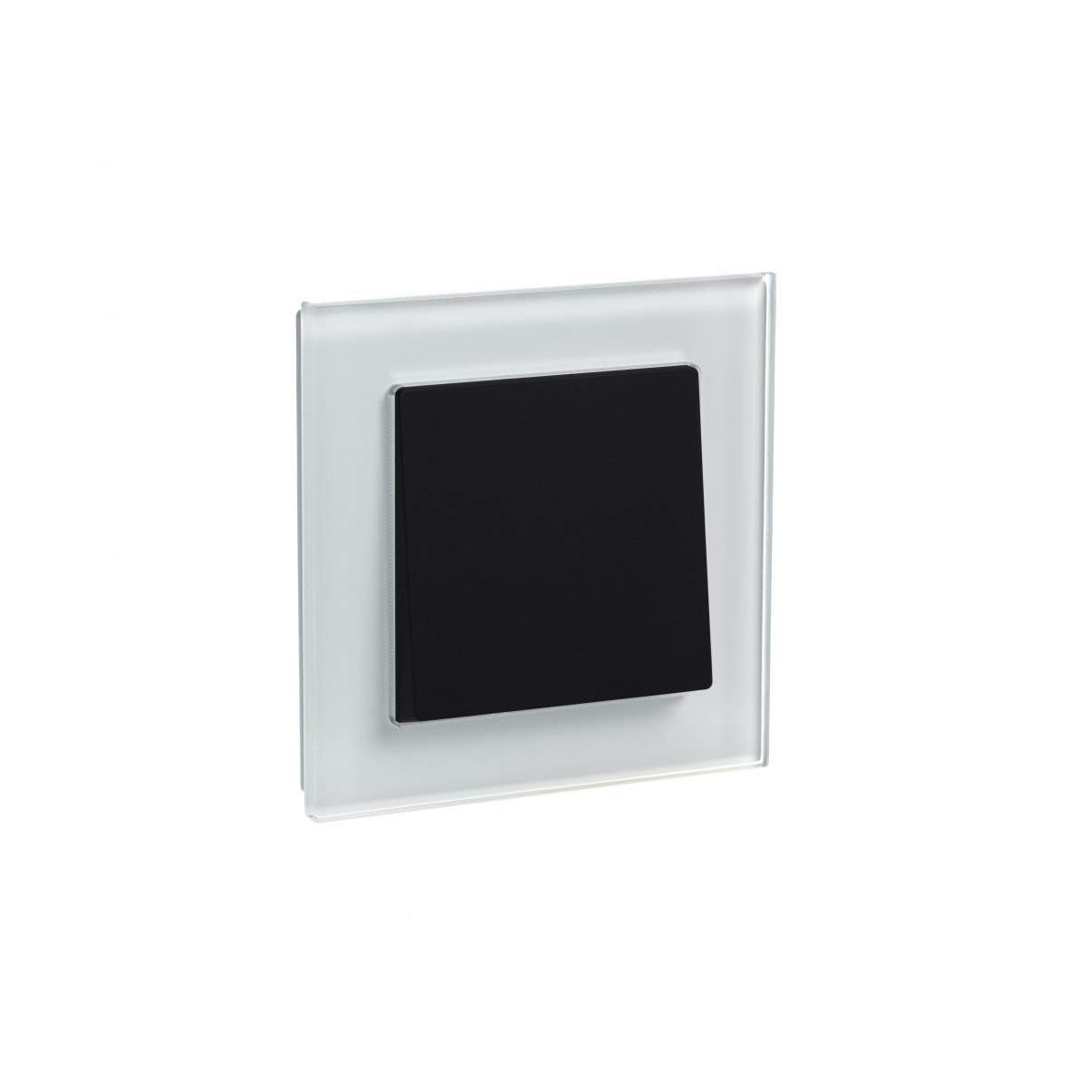 Рамка "atlasdesign nature" 1 местн. универс., стекло матовое, белый (1/15/30) "schneider"