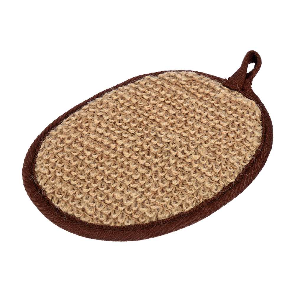 Мочалка из рами овальная 11*16 см (1/30) "банные штучки" 40361