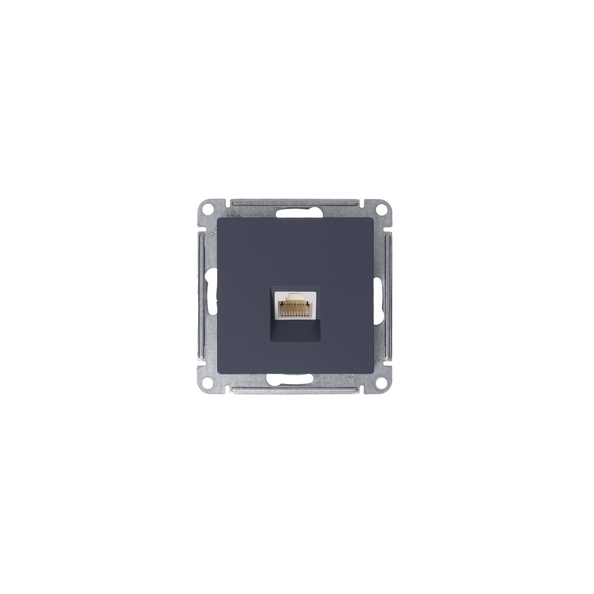 Розетка компьютерная "atlasdesign" 1 местн. rj45 (механизм) грифель (1/10/60) "schneider"