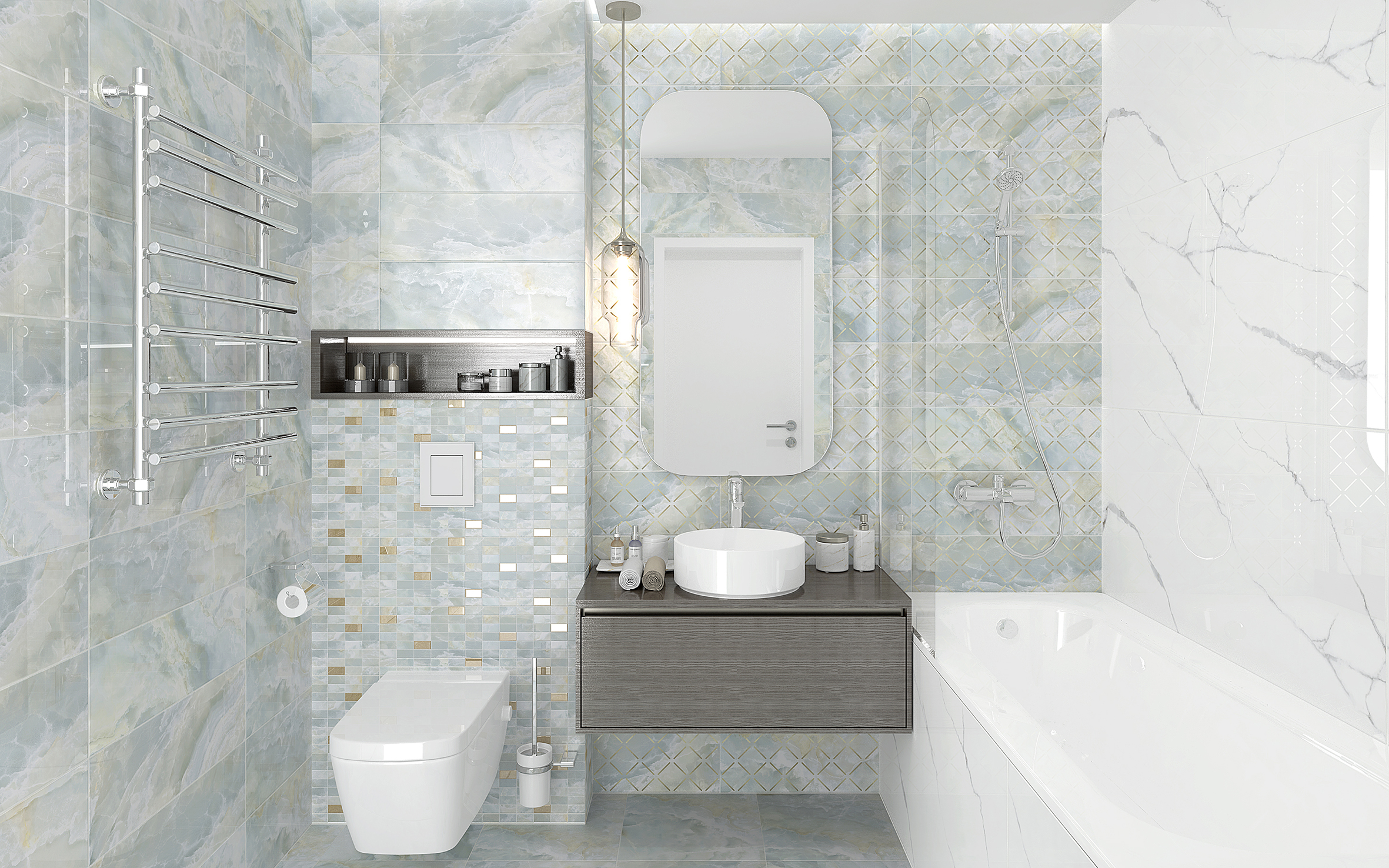 Eden керамогранит светло-голубой 40,20x40,20