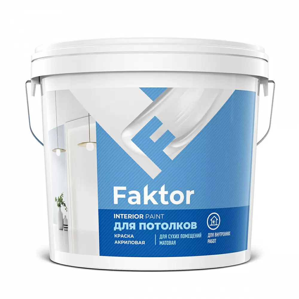Faktor краска для потолков белая (13кг)
