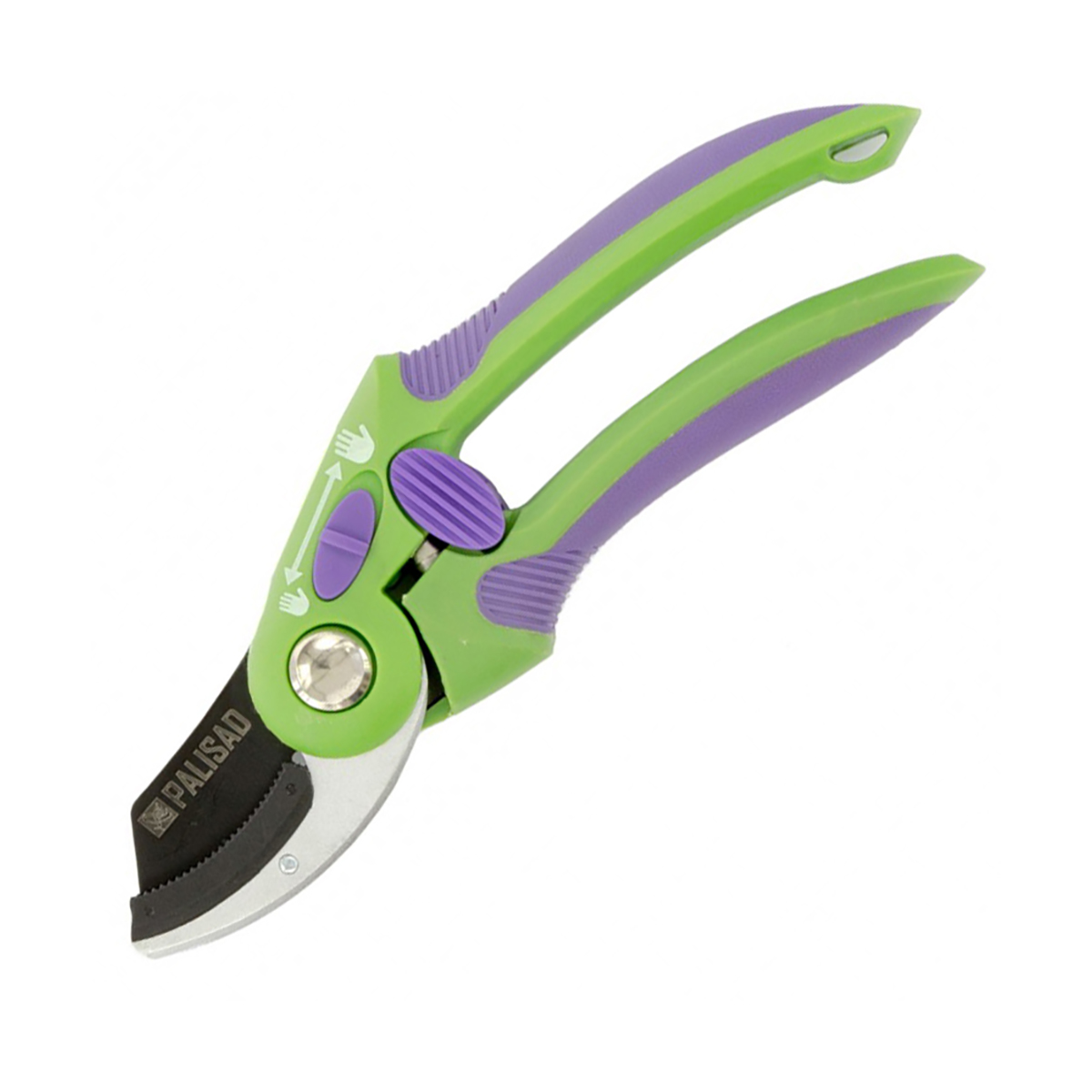 Секатор с наковаленкой 215 мм, регулировка захвата, двухкомп. рукоятки (1/12/72) "palisad"