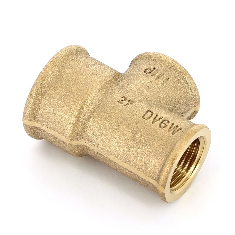 Тройник резьбовой (ВР) 3/4" x 1/2" x 1/2" бронза VIEGA (362492)