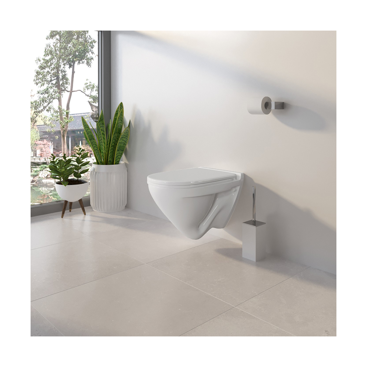 Унитаз подвесной "attica" белый "sanita luxe"  wc.wh/attica/dm/wht.g/s1