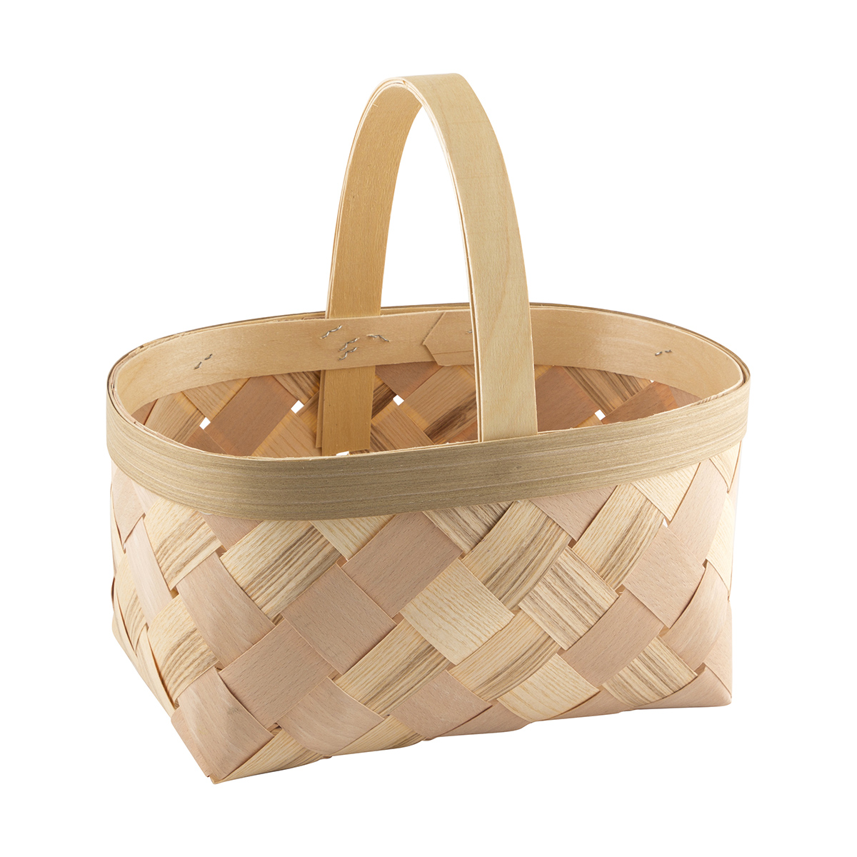Корзина плетеная 12 л береза (1/4) "park"