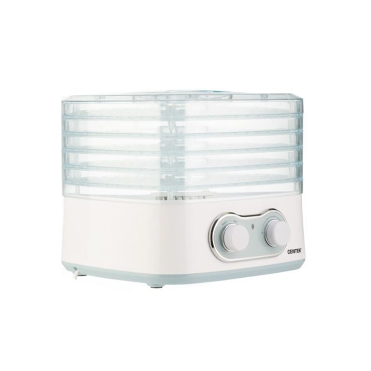 Сушилка электрич. для продуктов ct-1659 white (5 поддонов) 270 вт (1/8) "centek"