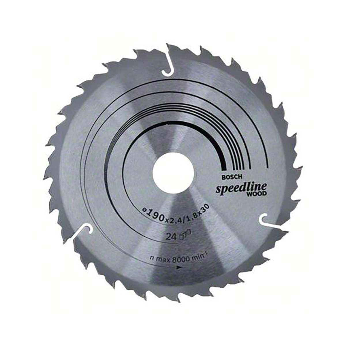 Диск пильный по дереву" speedline wood" 190 х 30 мм, 24 зуба (1) "bosch" 2608640801