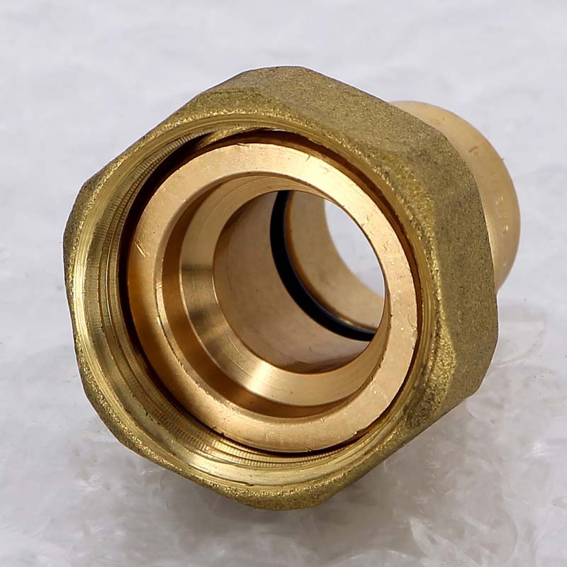 Муфта пресс-В с накидной гайкой и плоским уплотнением 18x1' Sanpress VIEGA