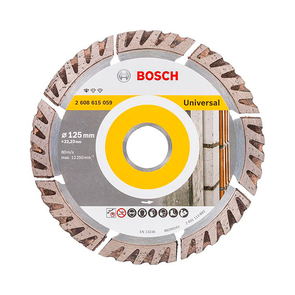 Круг отрезной алмазный универс. "standard for universal" 125 х 2,0 х 22,2 мм (1) "bosch" 2608615059