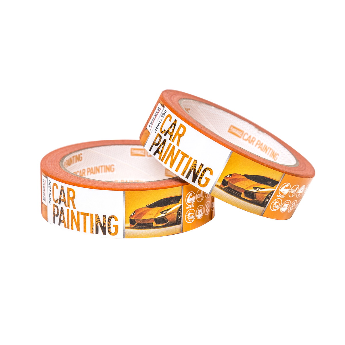 Скотч для покраски автомобиля  30 мм х 33 м (1/60)  "beorol"
