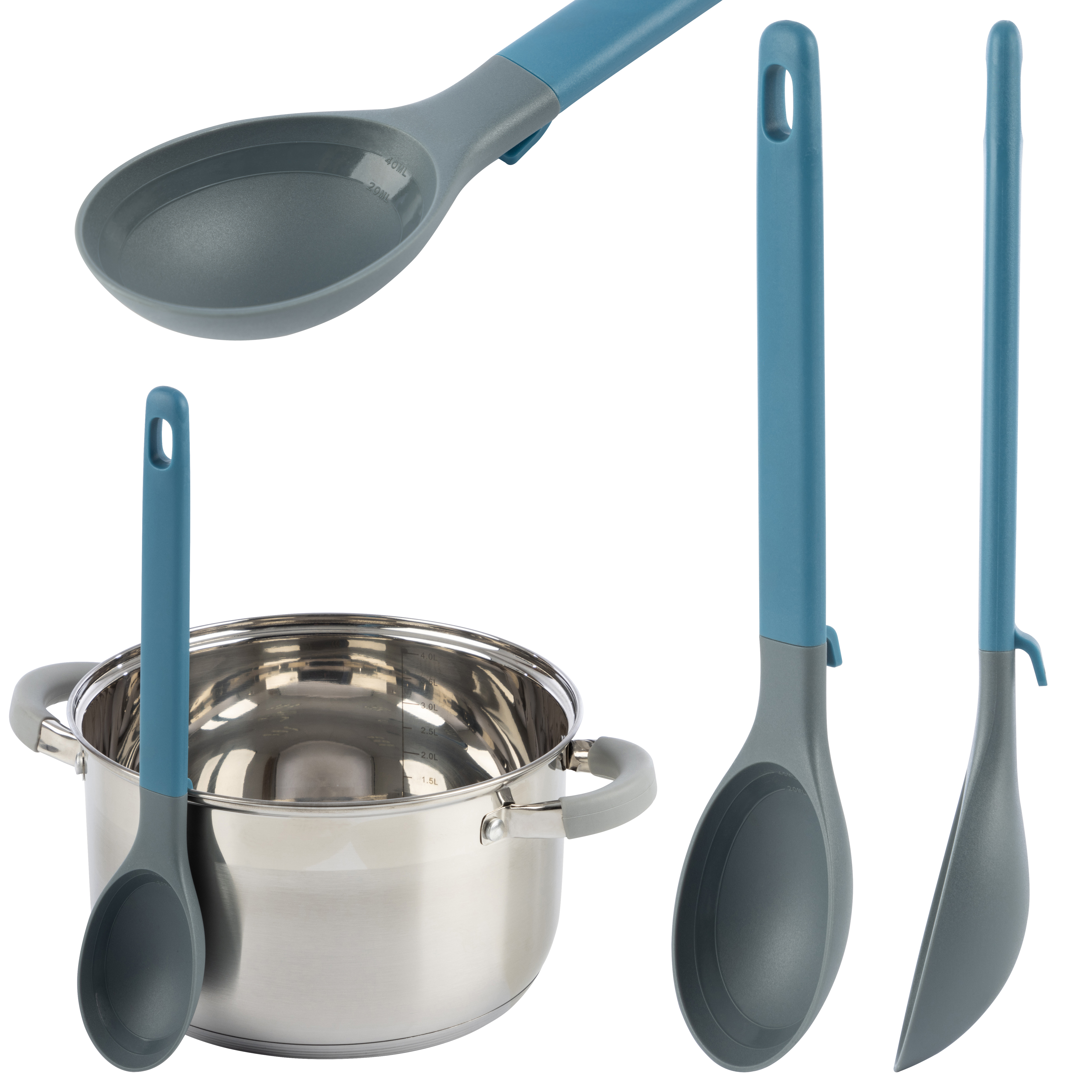 Ложка мерная "mentolo" 55 мл (нейлон, ручка пласт.) (1/24/96) "mallony"