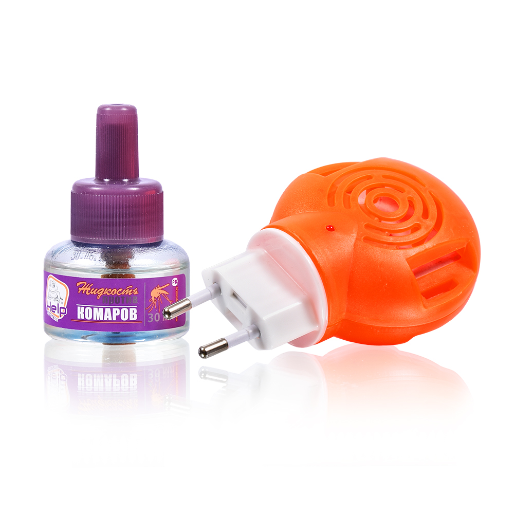 Средство от комаров комплект жидк. 30 ночей + фумигатор (1/24) "help" 80502