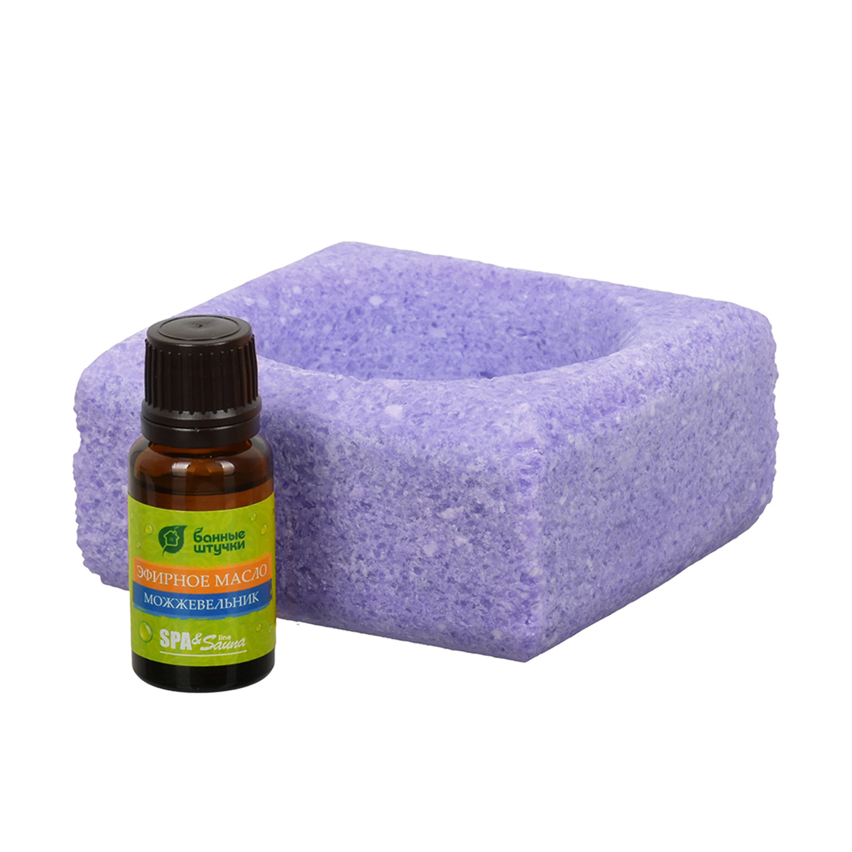 Набор для бани и сауны 2 предм. (солян. испаритель, масло эфирн. "можжевельник") (1/12) 32482