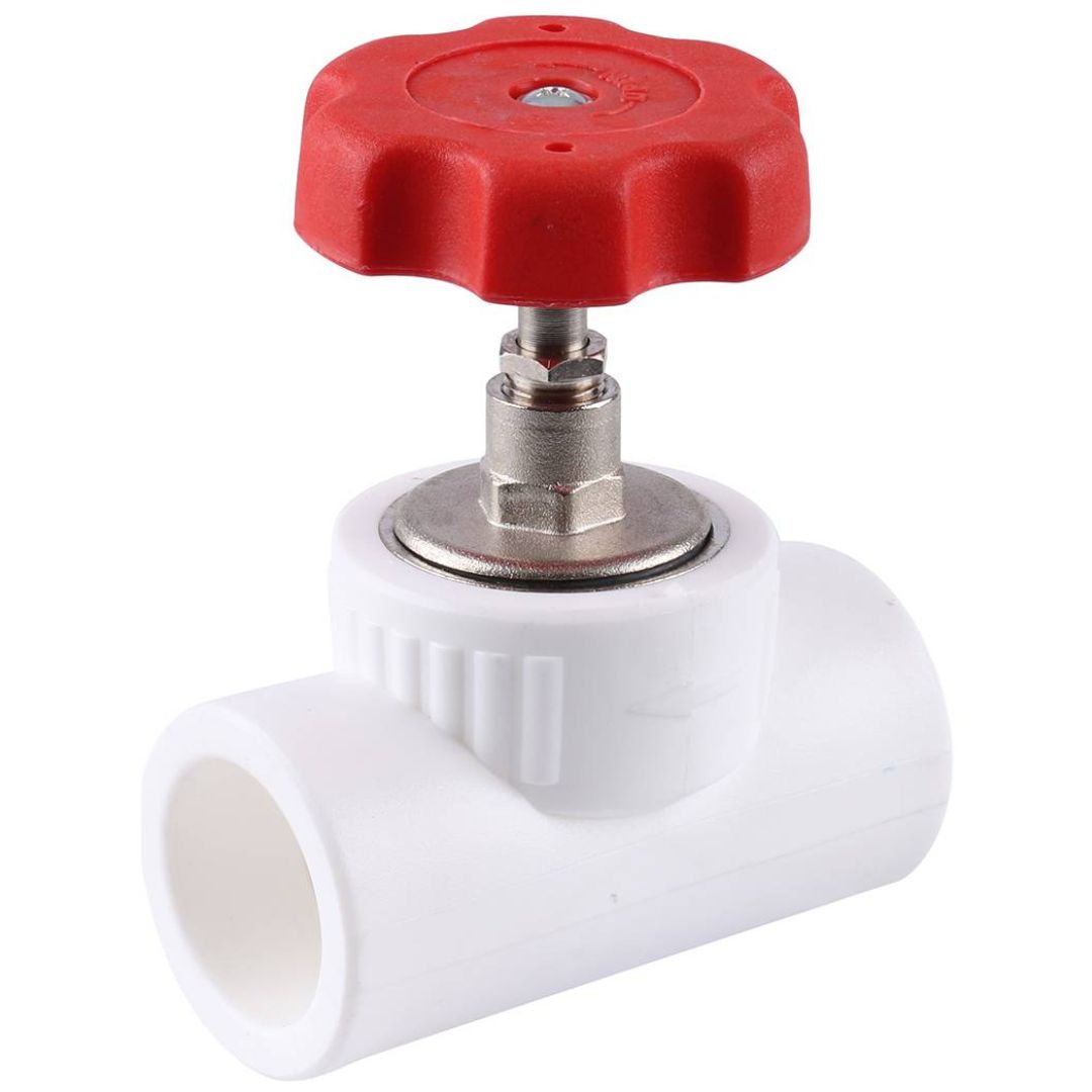 Кран вентильный KALDE 32 мм полипропиленовый PP прямой