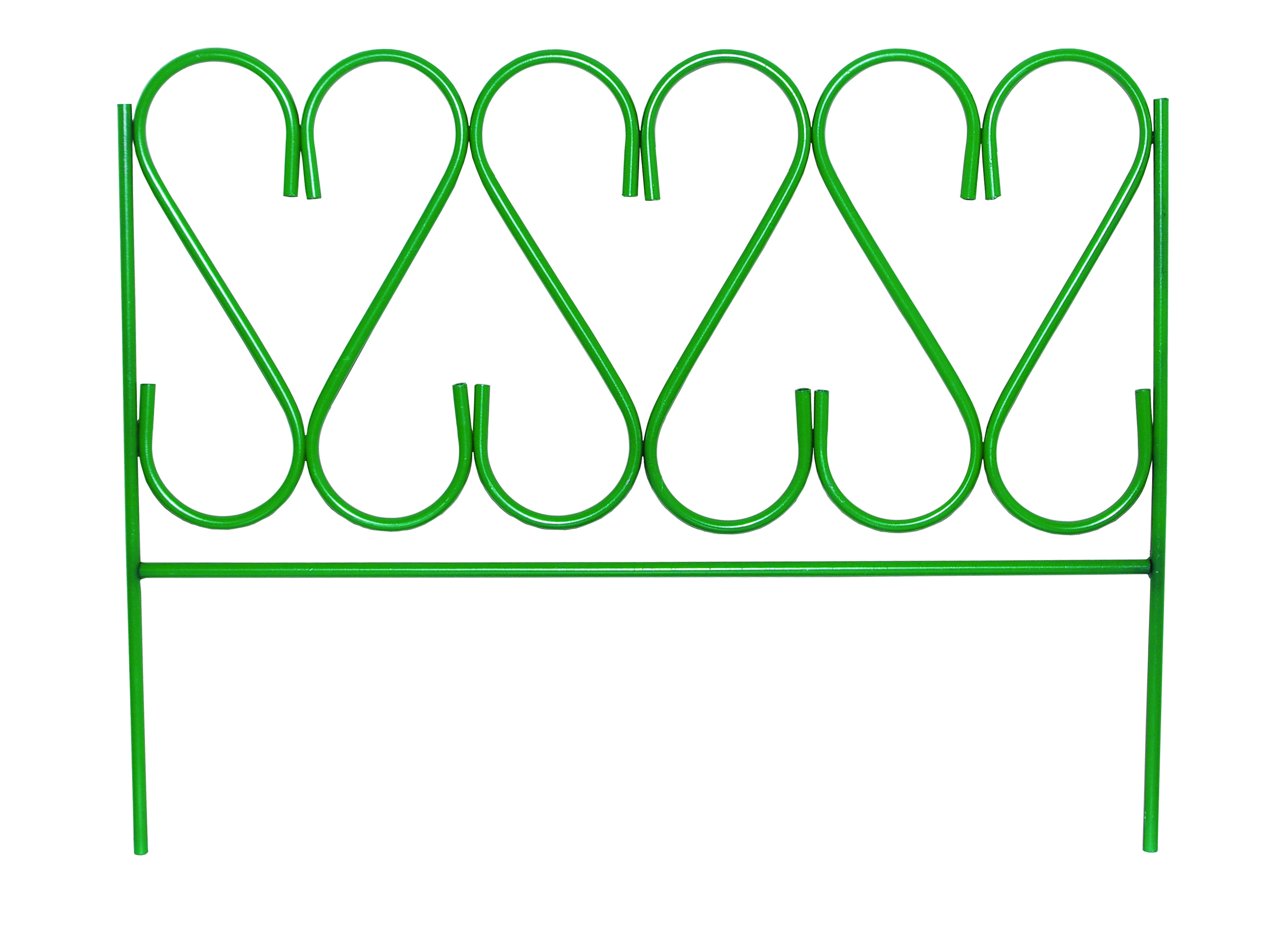 Забор декор. "изящный" 0,68*0,54 м  5 секций (1)