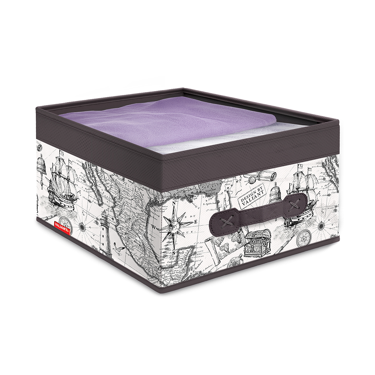 Короб для хранения "expedition" 35*25*16 см (1/16) "valiant" ex-box-m