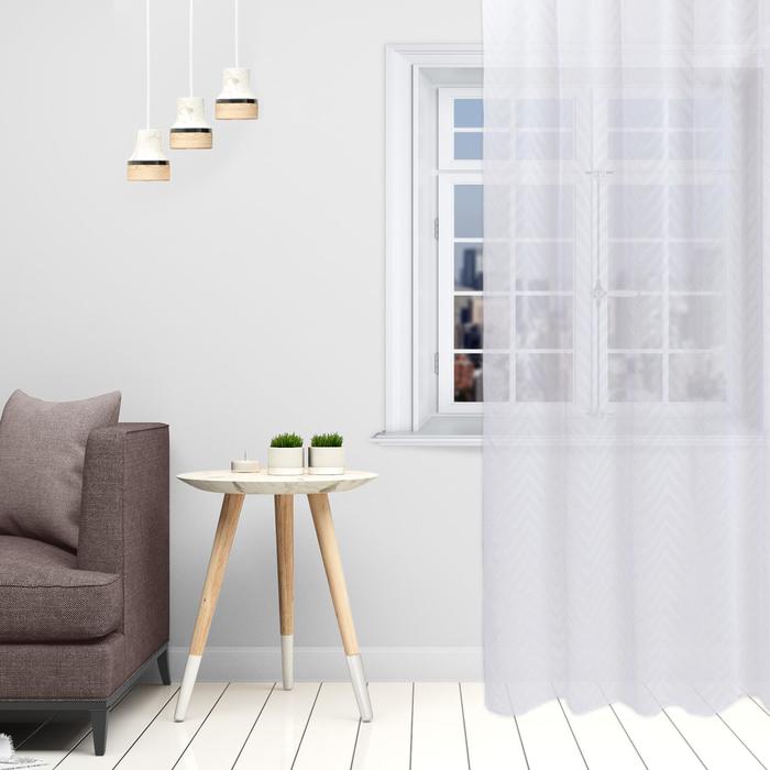 Тюль "трапеция" 140*250 см (1/15) "этель" 4995428