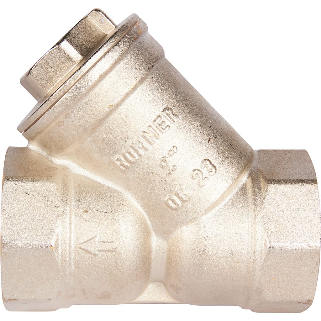 ROMMER 2" Фильтр грубой очистки косой 500 мкр.