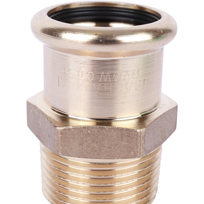 Муфта переходная 28 x 3/4" НР под пресс SANHA