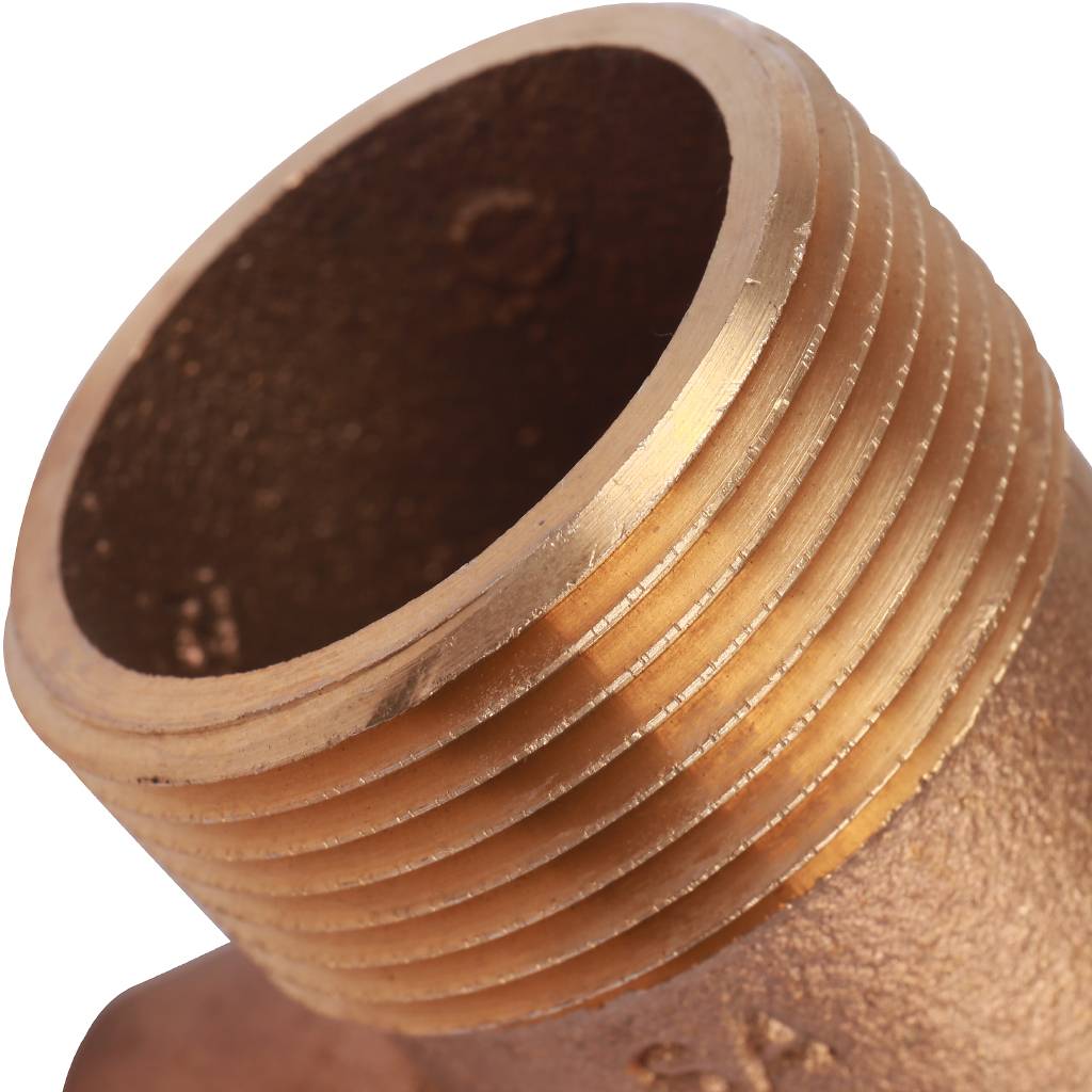 Угол переходной 35x1 1/4" (НР) SANHA под пайку бронзовый 1409235114