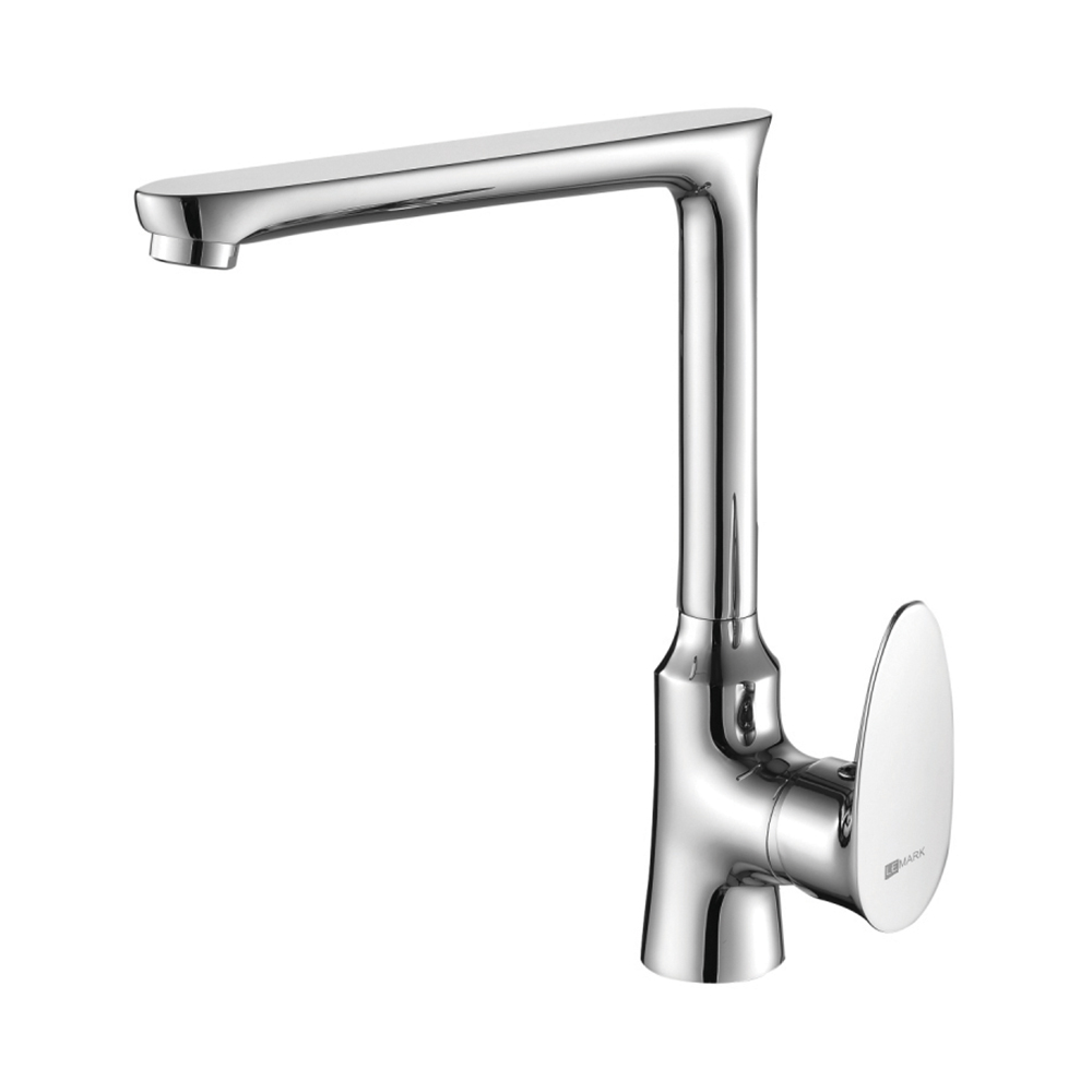 Смеситель для кухни "nero"  lm0205c  высокий повортный излив (1/12) "lemark"