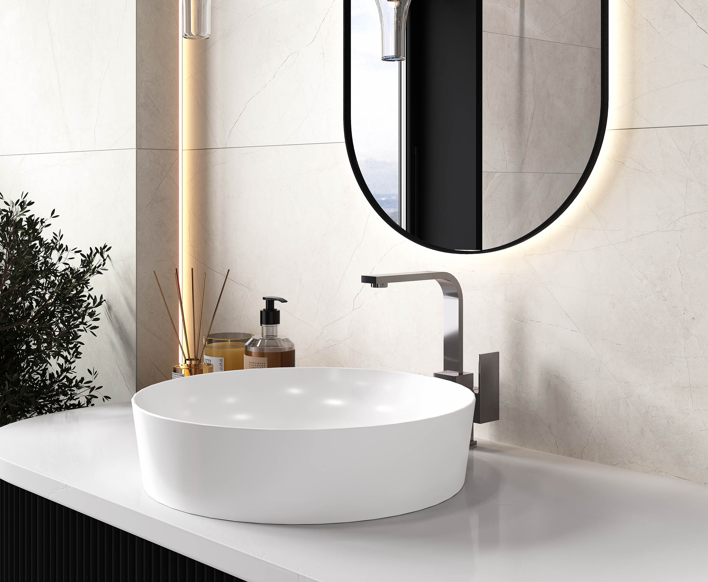 Splash bianco керамогранит белый сатинированный карвинг 60x120