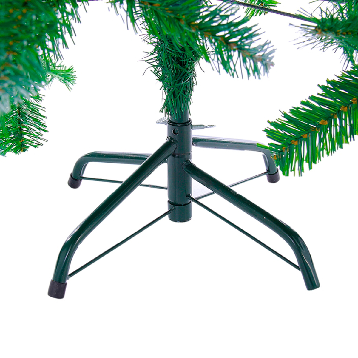 Ель декор. "иней с ягодами" 150 см, 370 веток (зеленая) "зимнее волшебство" 540646