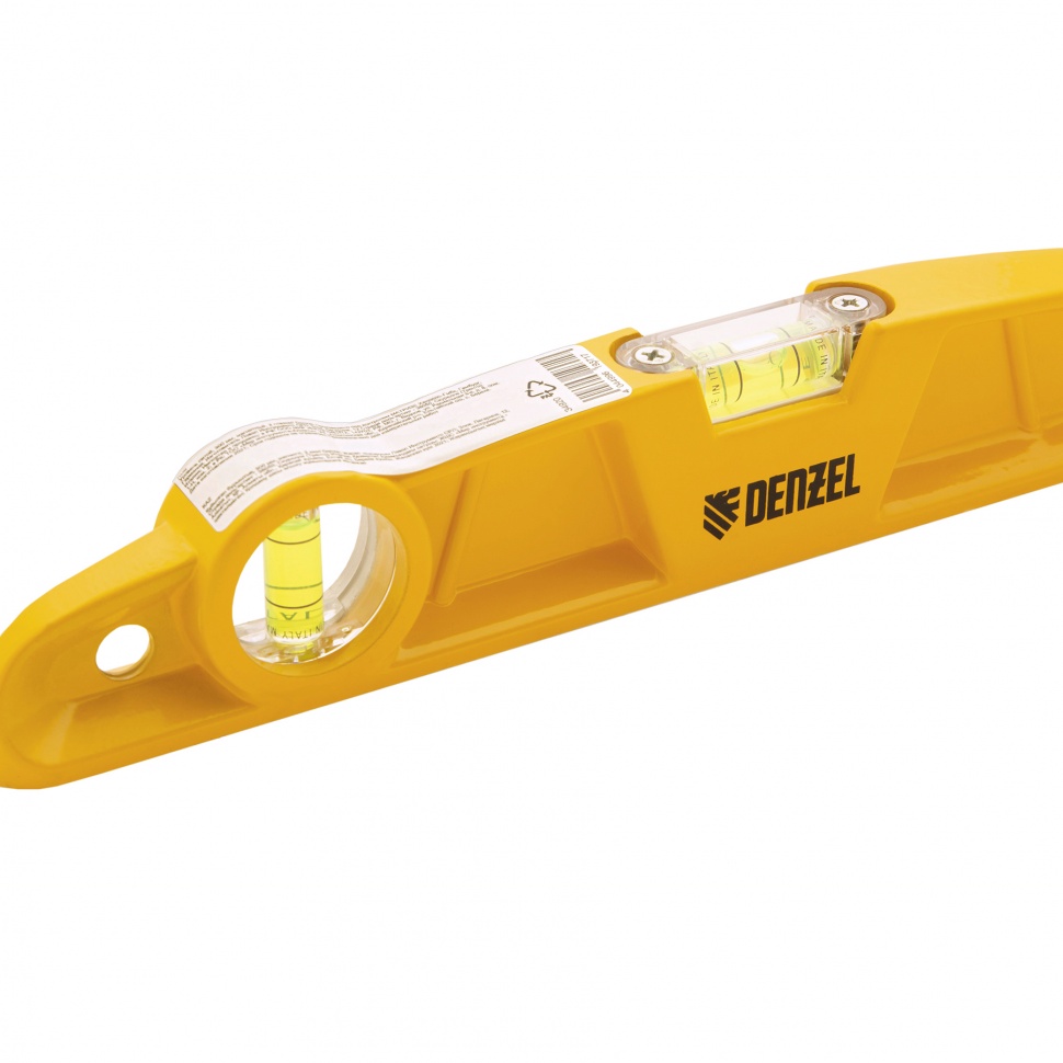 Уровень литой, 300 мм, магнитный, 2 глазка Denzel (34920)