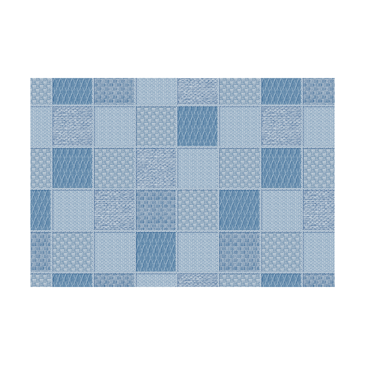 Клеенка пвх основа нетканая 135 см  рулон 20 м (1)  "major" 534/1 (голубой)