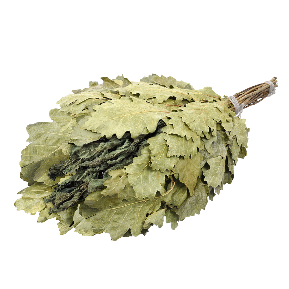 Веник для бани и сауны дубовый с крапивой (1/25) "банные штучки" 32011