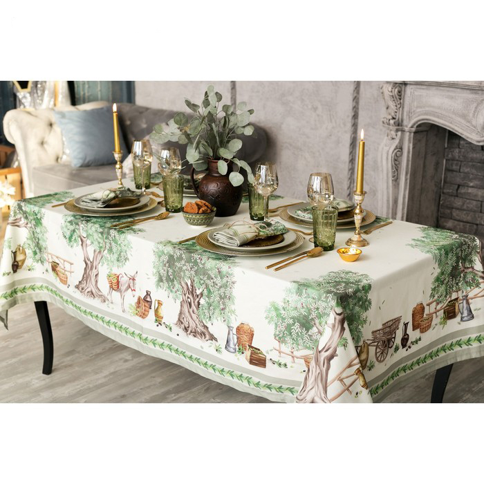 Набор столовый "этель" olivia (скатерть 110*145 см, салфетки 40*40 см 4 шт.) (1/6) 4136544