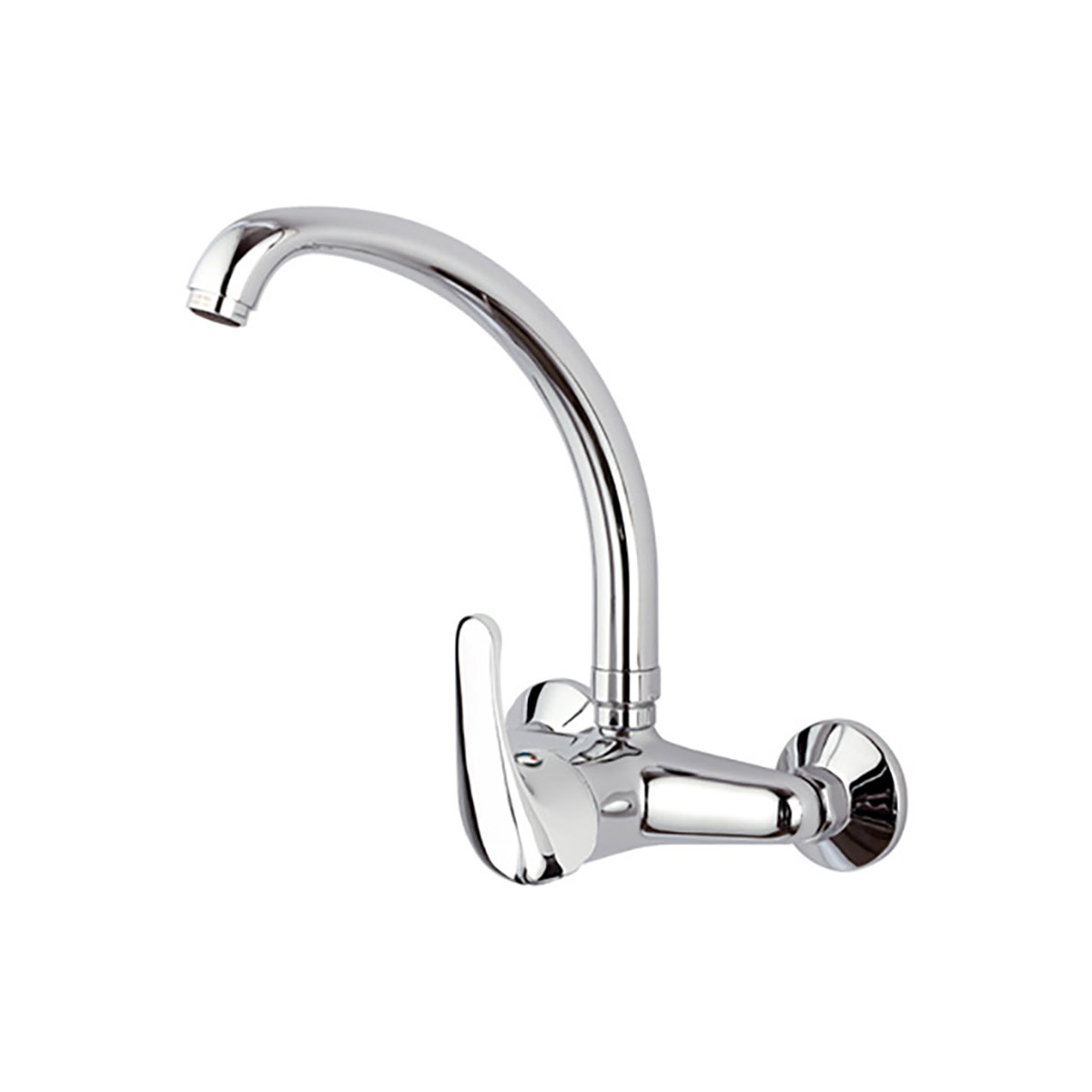 Смеситель для кухни "35" f432 высокий поворотн. излив (1/10) "remer"